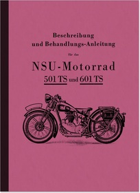 NSU 501 TS und 601 TS Bedienungsanleitung