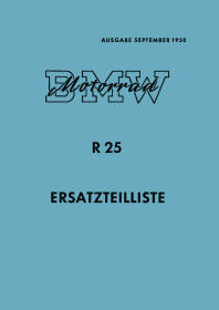 BMW R 25 Ersatzteilliste