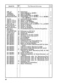 BMW R 51, R 61, R 66 und R 71 Ersatzteilliste R51 R61 R66 R71