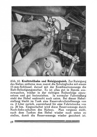 DKW KS 200, SB 200, SB 200A, Sport 250, SB 350, SB 500 and SB 500 A Operating instructions