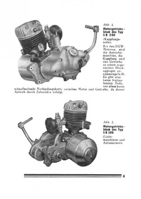 DKW KS 200, SB 200, SB 200A, Sport 250, SB 350, SB 500 and SB 500 A Operating instructions