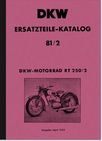 DKW RT 250/2 Ersatzteilliste