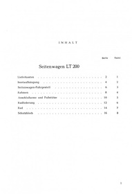 Steib LS 200, LT 200, S 350, S 500 L, TR 500 und RS 1 Ersatzteilliste