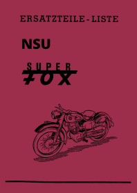 NSU Superfox Ersatzteilliste