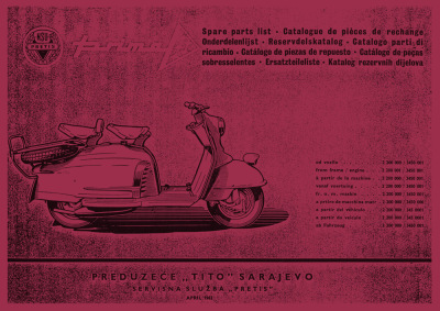 NSU Prima III und V (Prima 3 und Prima 5) Motorroller 150/175 ccm Ersatzteilliste