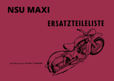 NSU Maxi Ersatzteilliste
