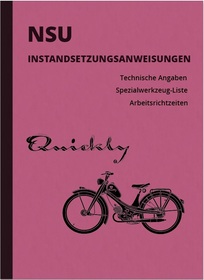 NSU Quickly 1,4 1,7 PS N L T TTK S 2 Reparaturanleitung Werkstatthandbuch
