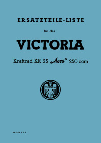 Victoria KR 25 Aero 250 ccm Ersatzteilliste