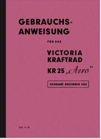 Victoria KR 25 Aero Bedienungsanleitung