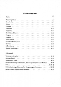Tornax V 175 und V 200 Ersatzteilliste