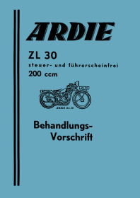 Ardie ZL 30 User Owner's Manual