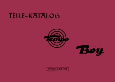 Tempo Boy Spare Parts List Catalog