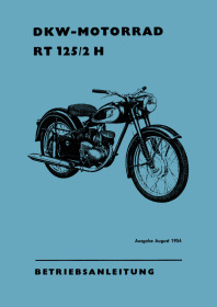 DKW RT 125/2 H User Owner's Manual