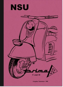 NSU Prima III (3) and V (5) scooter operating instructions operating instructions manual