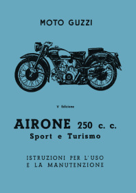 Moto Guzzi Airone 250 ccm Sport / Tourismo Bedienungsanleitung