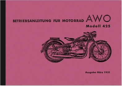 AWO 425 Bedienungsanleitung