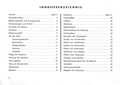 AWO 425 Operating Instructions Manual