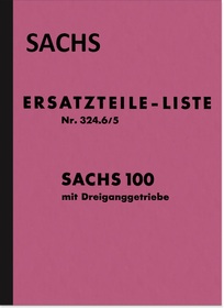 Sachs 100 ccm 3-Gang Motor Ersatzteilliste