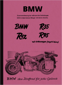 BMW R 12, R 35 und R 75 Zusammenfassung