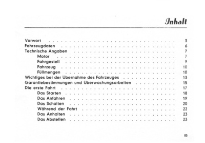 Zündapp 200 S 1955 Bedienungsanleitung