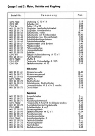 Dürkopp MD 200 Ersatzteilliste
