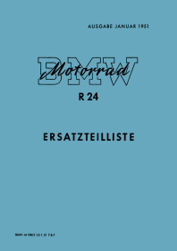 BMW R 24 Spare Parts List Catalog