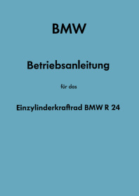 BMW R 24 User Owner's Manual