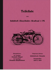 Schüttoff 2 und 2,75 PS 1925 Ersatzteilliste