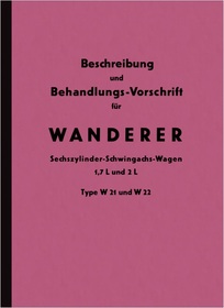 Wanderer W 21 und W 22 Bedienungsanleitung