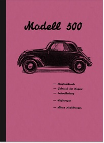 Fiat 500 Topolino Bedienungsanleitung