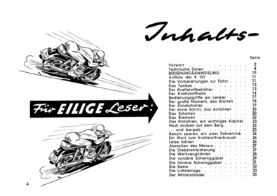 Hercules K 101 Operating Instructions Manual