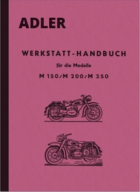 Adler M 150, M 200 und M 250 Reparaturanleitung Werkstatthandbuch
