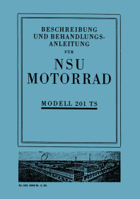 NSU 201 TS Bedienungsanleitung