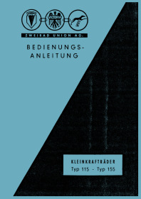 DKW Victoria (Zweirad Union) Types 115 and 155 Owner's Manual