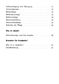 Ardie B 251 Owner's Manual Manual B251 Motorcycle