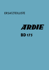 Ardie BD 175 Spare Parts List Catalog