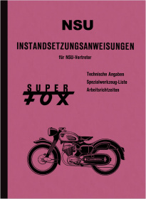 NSU Superfox Reparaturanleitung