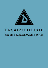 D-Rad R 0/6 Ersatzteilliste