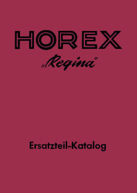 Horex Regina 0 Ersatzteilliste