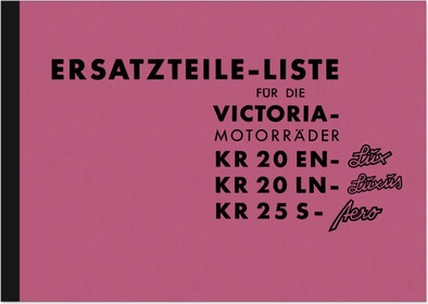 Victoria KR 20 25 Ersatzteilliste (EN-Lux LN-Luxus S-Aero)