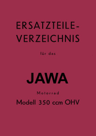 Jawa 350 ccm OHV Ersatzteilliste