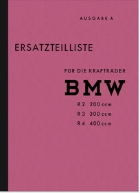 BMW R 2, R 3 und R 4 Ersatzteilliste R2 R3 R4