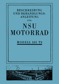 NSU 501 TS Bedienungsanleitung