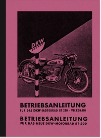 DKW RT 200 und RT 250 Bedienungsanleitung