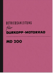 Dürkopp MD 200 Bedienungsanleitung