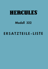 Hercules 322 Ersatzteilliste
