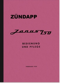 Zündapp Janus 250 Kleinwagen Bedienungsanleitung