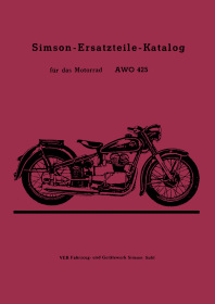 AWO (Simson) 425 Ersatzteilliste