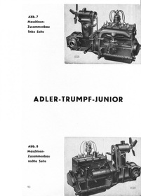 Adler Trumpf Junior and 2 Ltr. operating manual Operating manual