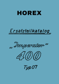 Horex Imperator 400 ccm Ersatzteilliste